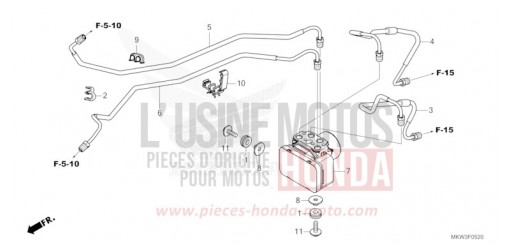 MODULATEUR ABS/TUYAU DE FREIN NC750XDP de 2023